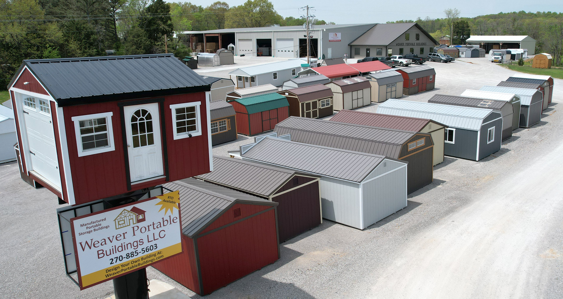 Weaver Portable Buildings Storage Barn Facility